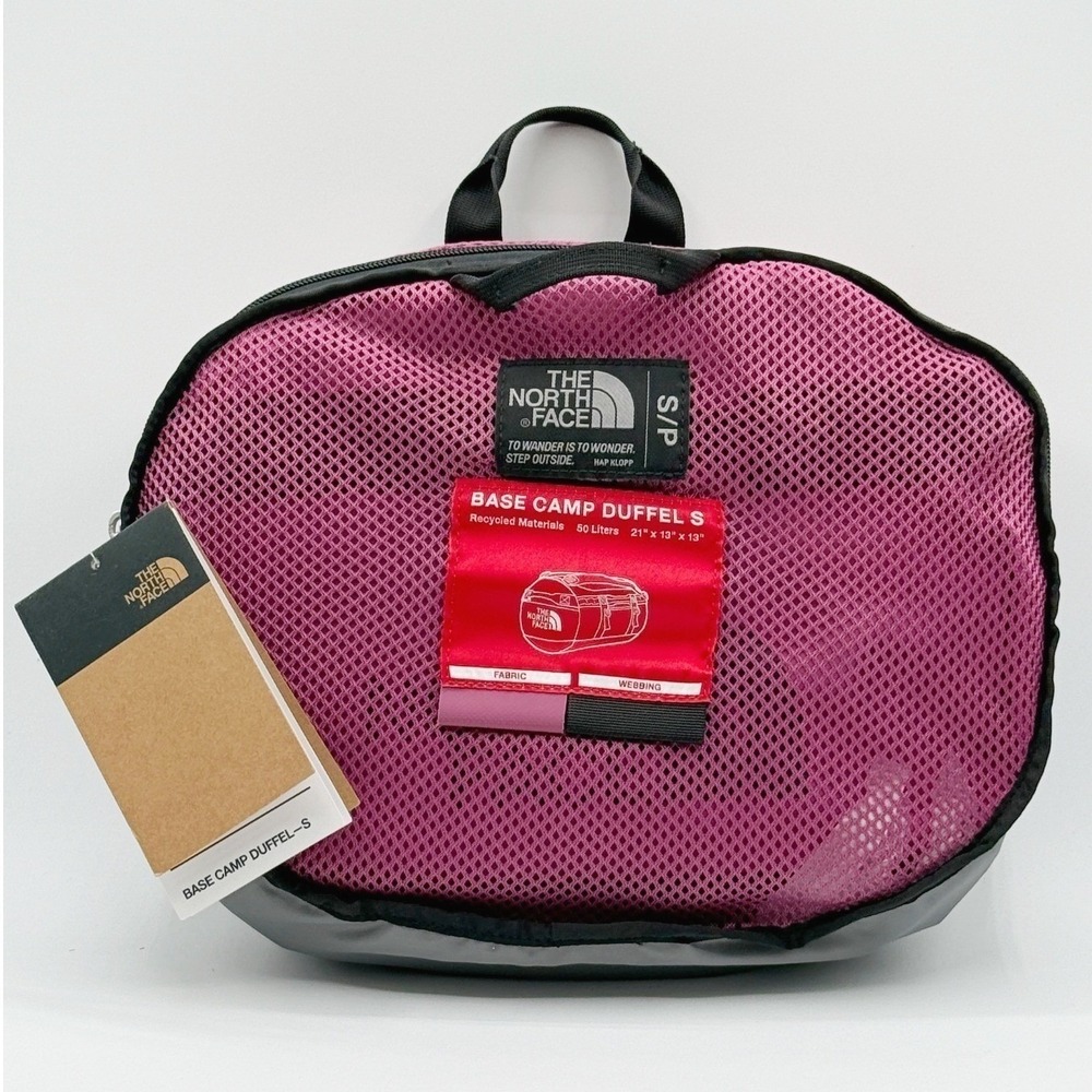 The North Face Base Camp Duffel Size S / 50L Cyber Berry Pink NF0A52ST6A3 - NEW - Picture 5 of 10
